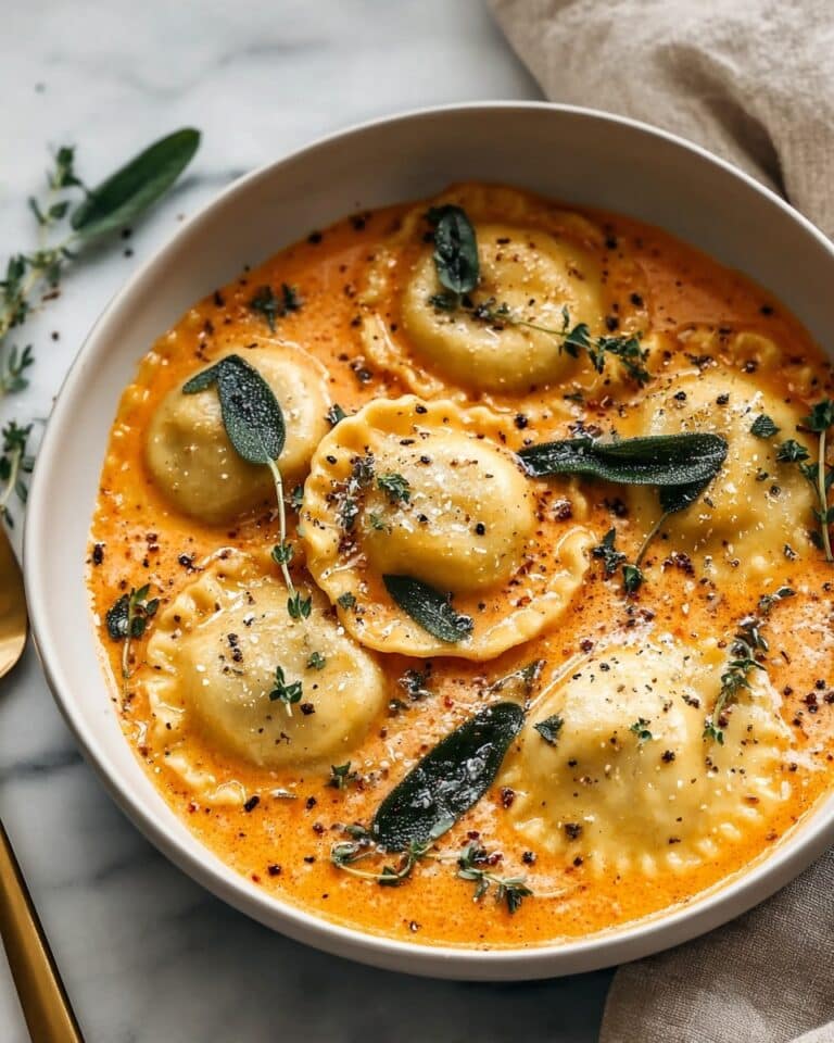 Easy Tuscan Ravioli Soup Recipe