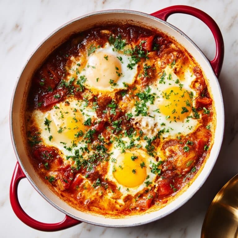 Tomato and Feta Poached Eggs Recipe