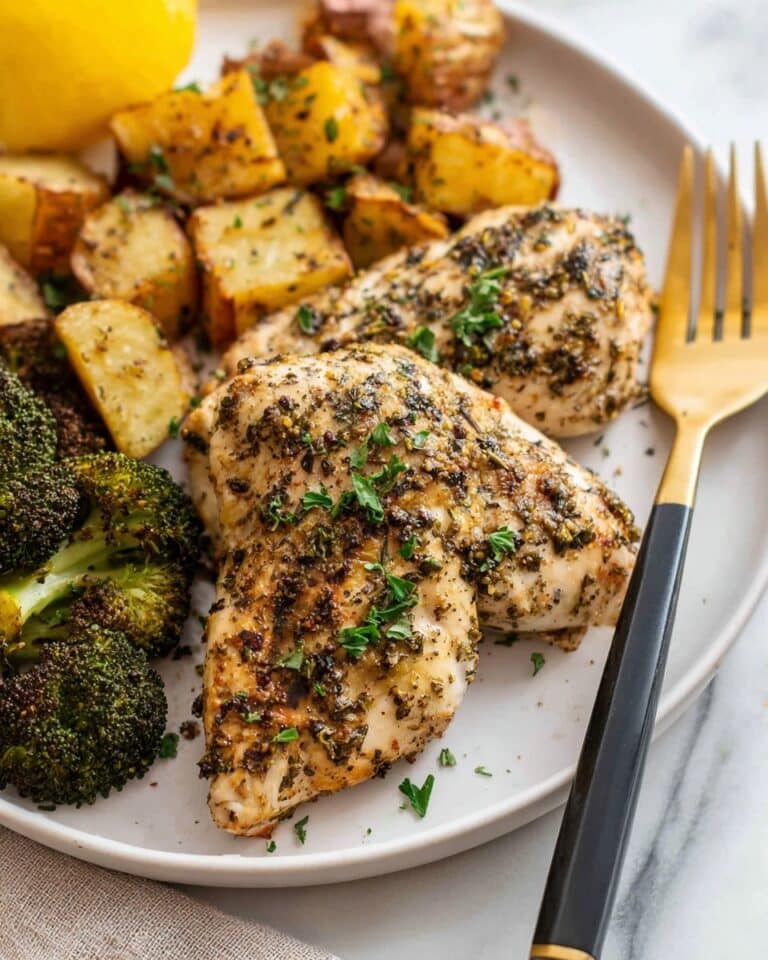 Sheet Pan Lemon Chicken and Broccoli Recipe