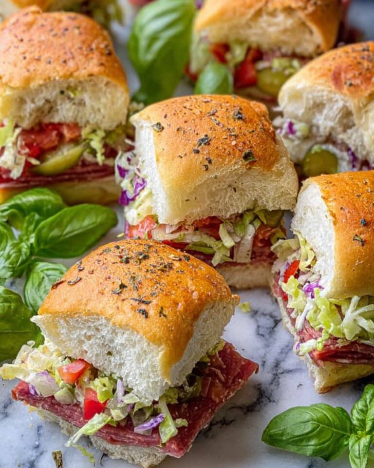 Hot Italian Sub Sliders Recipe