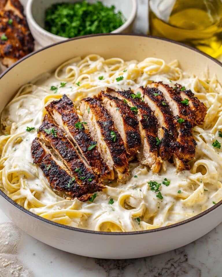 Blackened Chicken Alfredo Recipe