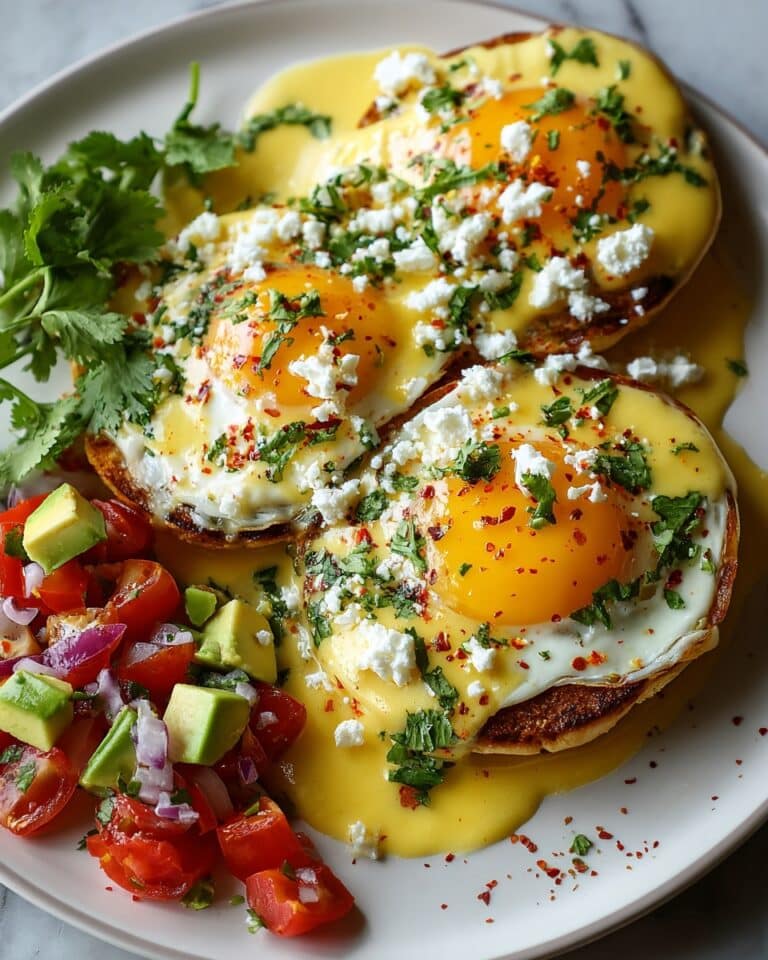 Mexican Eggs Benedict with Sweet Potatoes, Chorizo, and Chipotle Hollandaise Recipe