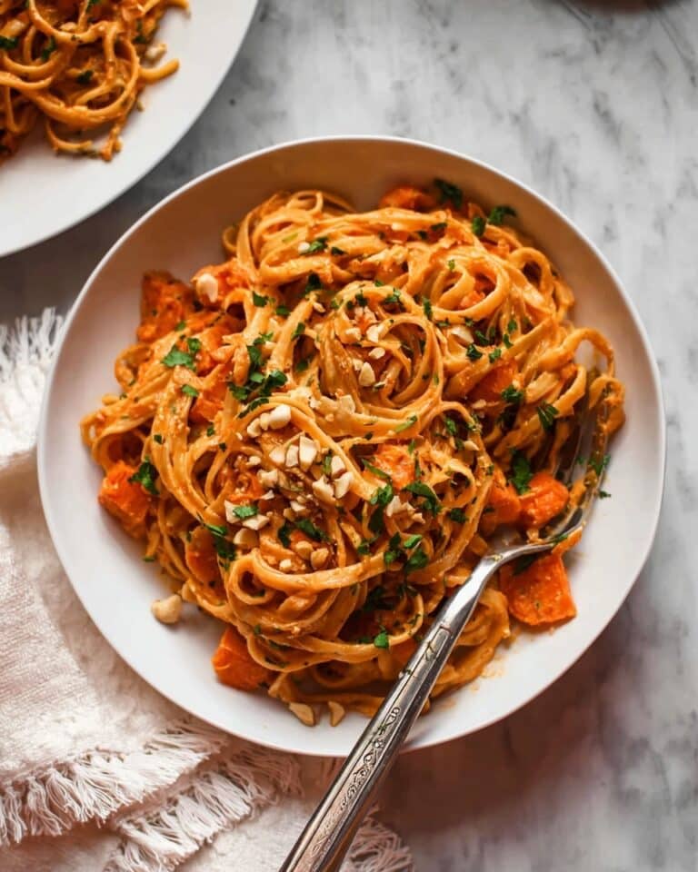 Easy Vegan Peanut Noodles Recipe