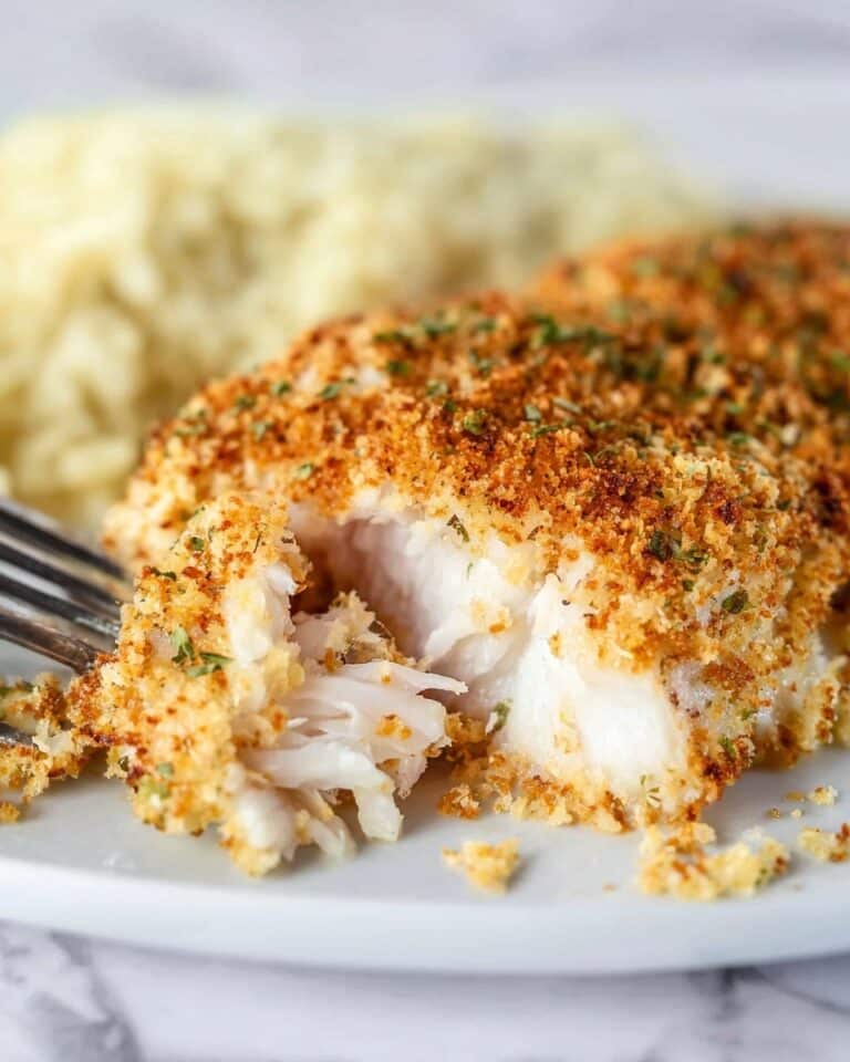 Parmesan Crusted Baked Mahi Mahi Recipe