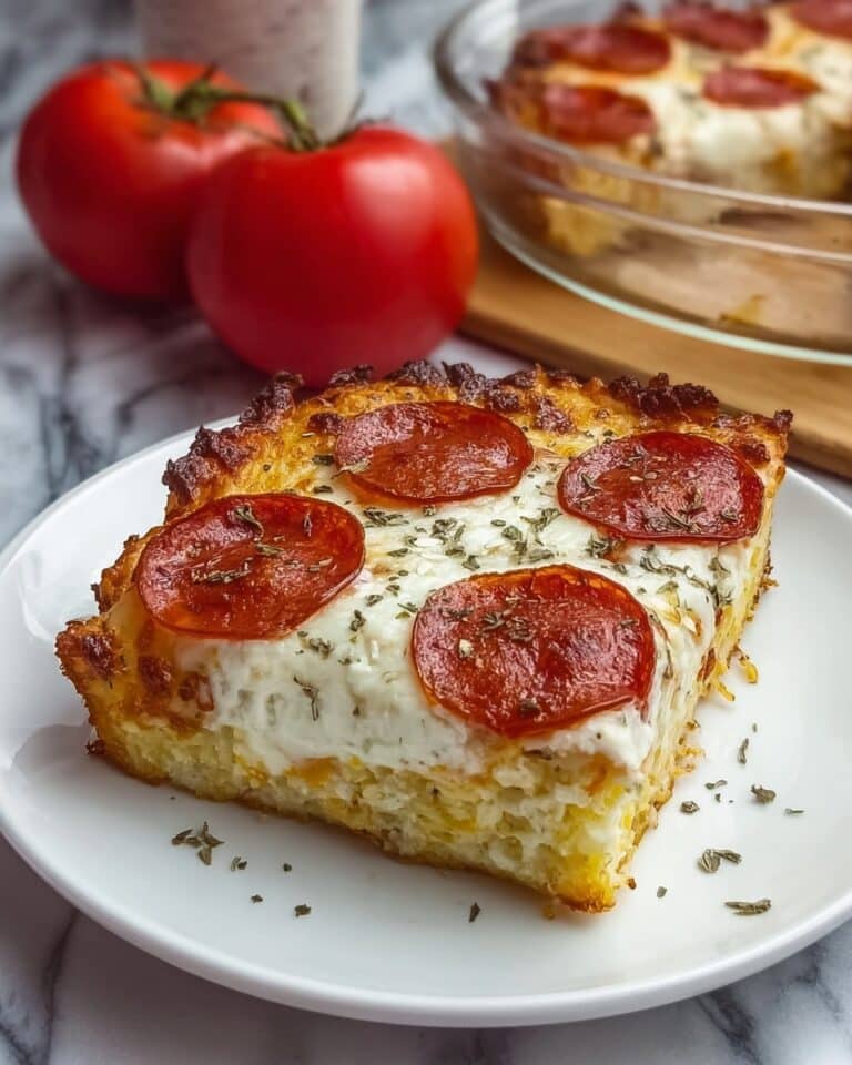 Pizza Style Cottage Cheese Bake Recipe