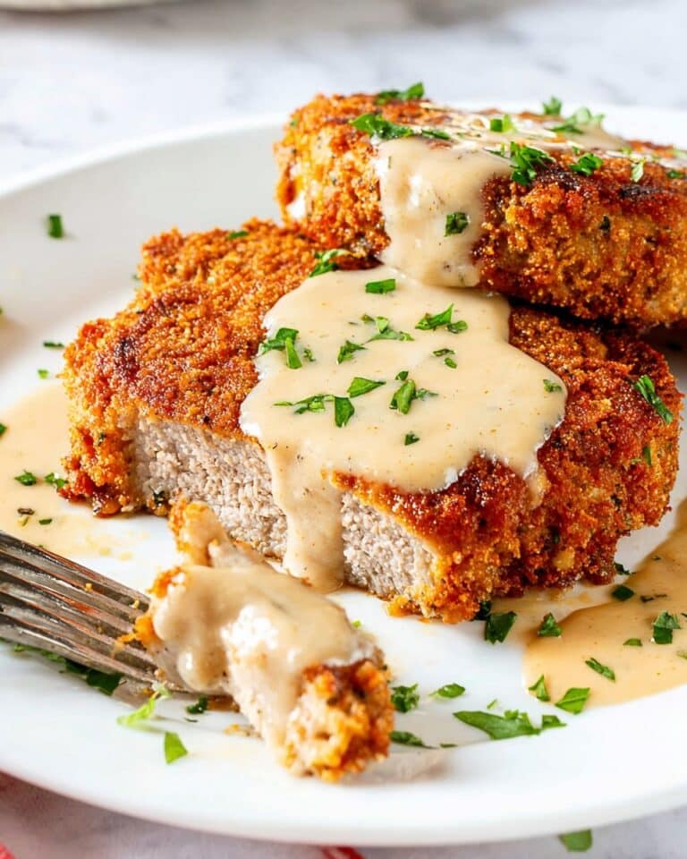 Easy Weeknight Chicken Fried Steak with Homemade Gravy Recipe
