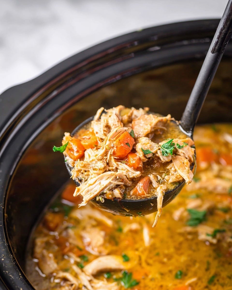 The dish is served on a white plate with three main layers: a base layer of creamy, smooth mashed potatoes in a thick white mound, topped with a middle layer of chunky chicken stew containing orange carrot slices and brown sauce with small green herb pieces sprinkled on top, and a side layer of bright green cooked green beans neatly arranged next to the mashed potatoes. The setting includes an orange cloth under the plate, with a white marbled surface underneath, and two green tinted glasses and a white vase with a plant in the background. photo taken with an iphone --ar 4:5 --v 7