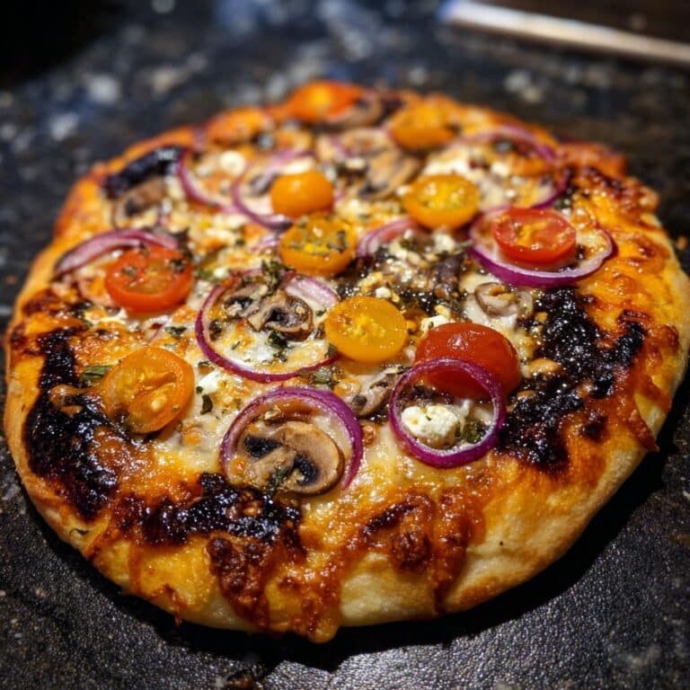 Gyro Pizza with Tzatziki Drizzle Recipe