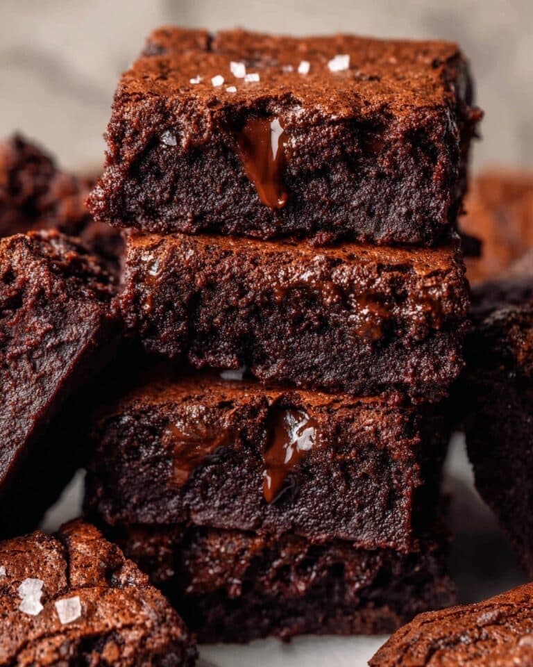 Fudgy Brown Butter Brownies with Crinkly Tops Recipe