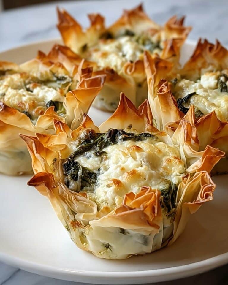 Spinach and Artichoke Dip Cups Recipe