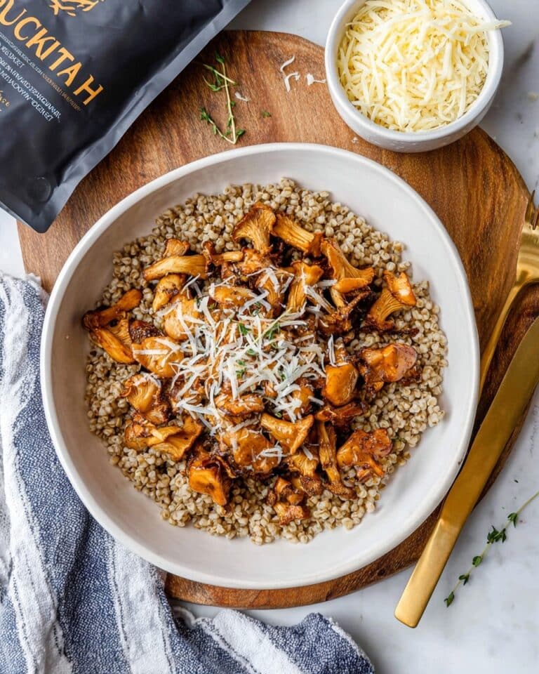 Buckwheat Bowl with Chanterelle Mushrooms Recipe