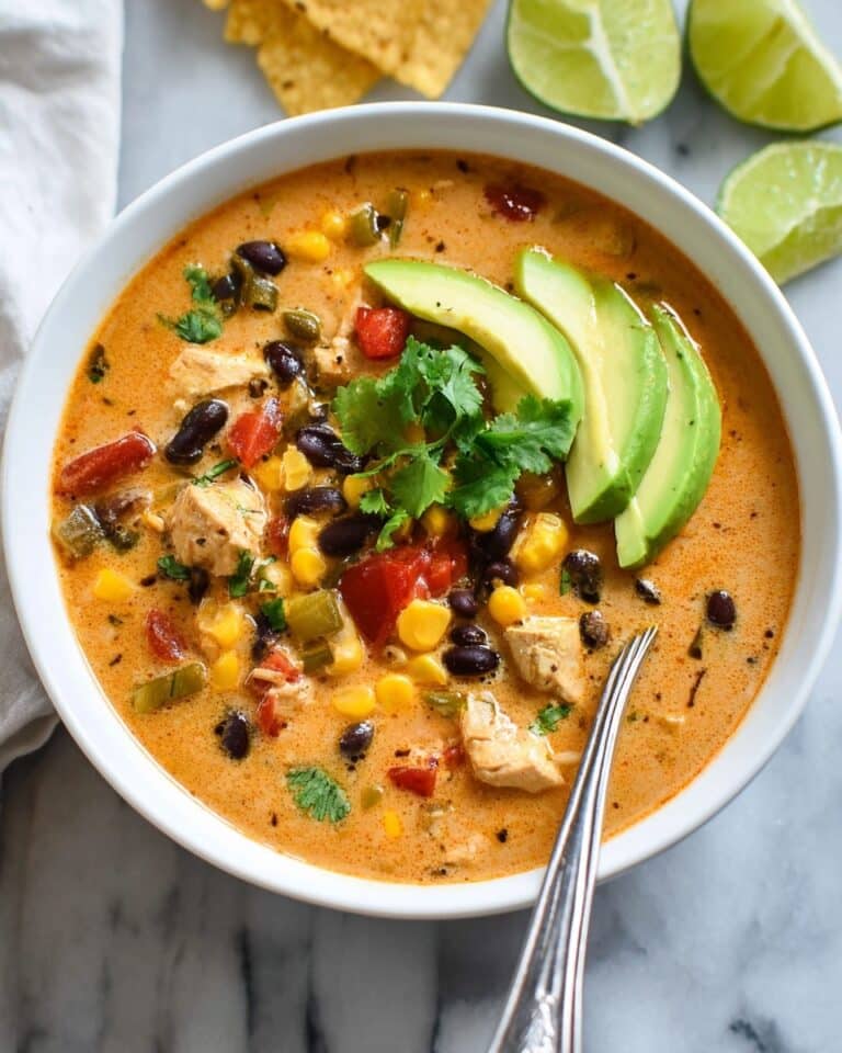 Creamy Chicken Poblano Soup Recipe