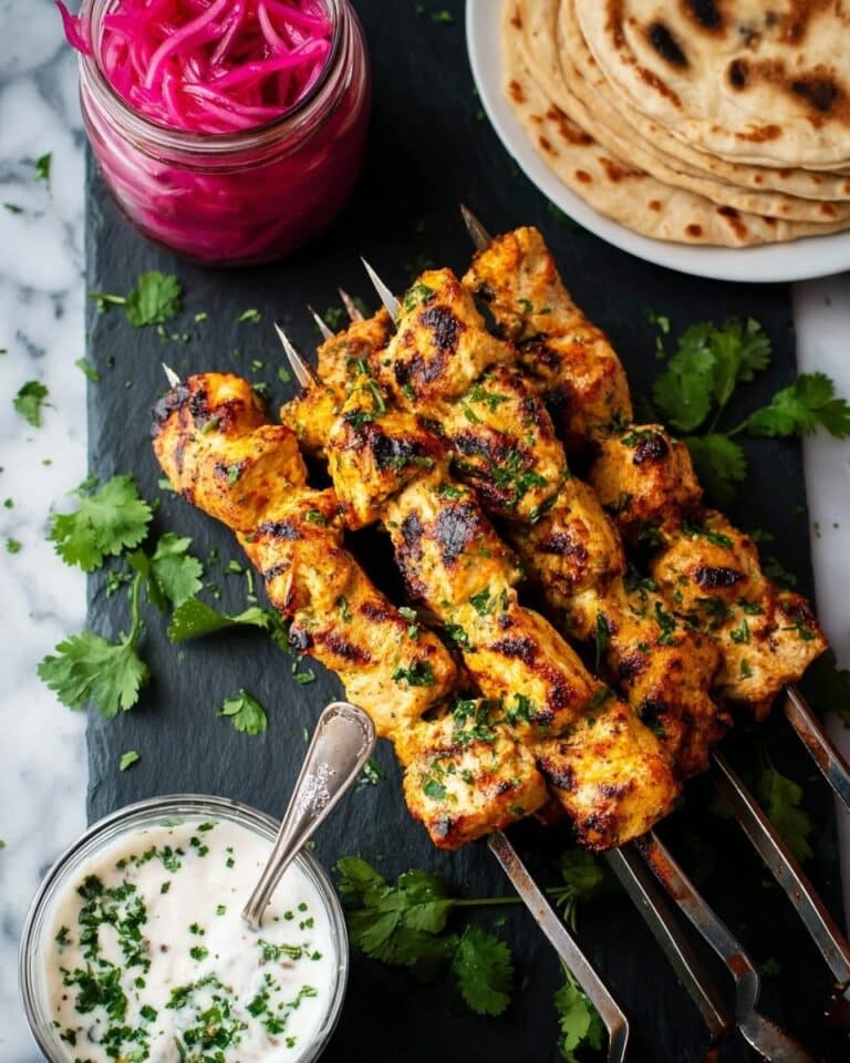 Chicken Tikka Skewers Recipe