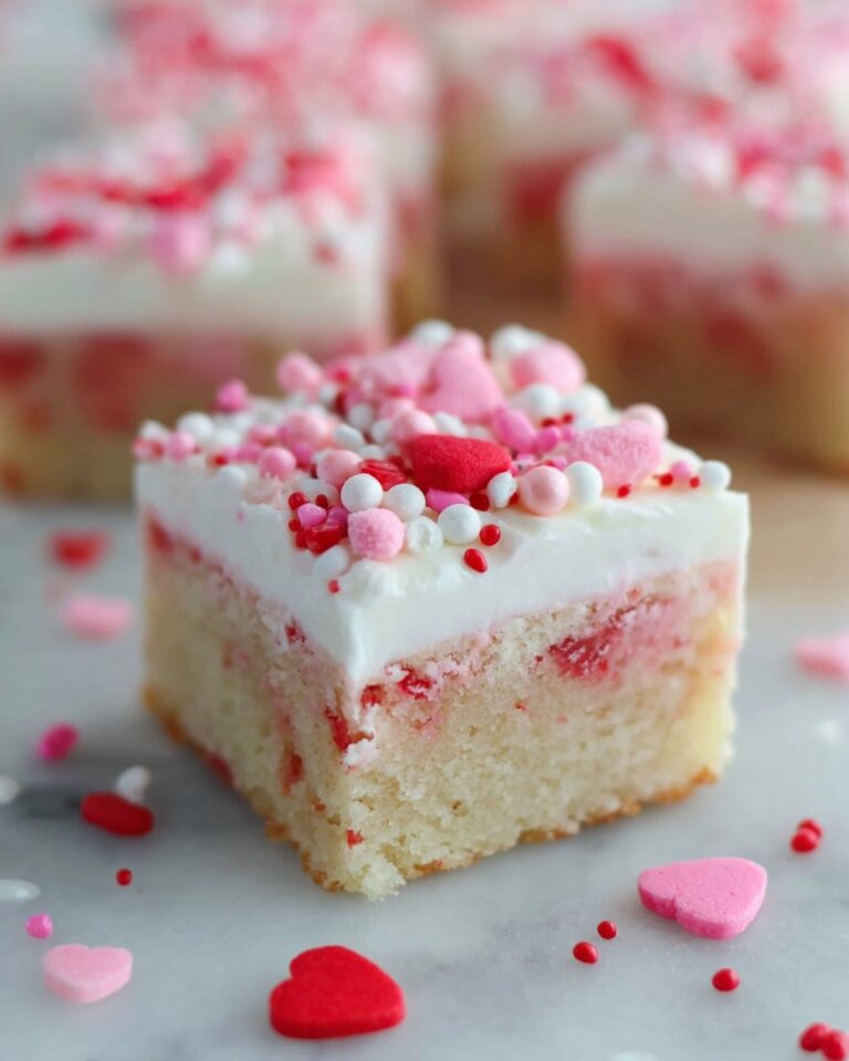 Chewy Valentine Sugar Cookie Bars Recipe