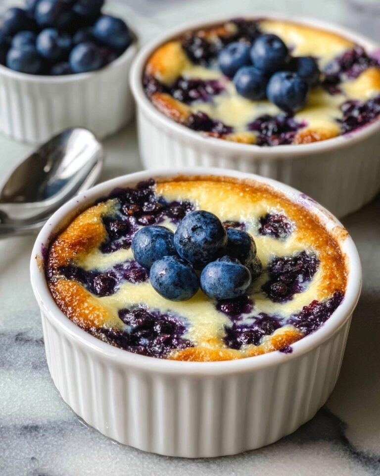 Baked Blueberry Cottage Cheese Bowls Recipe