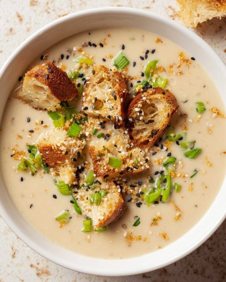Creamy Everything Bagel Chicken Soup Recipe