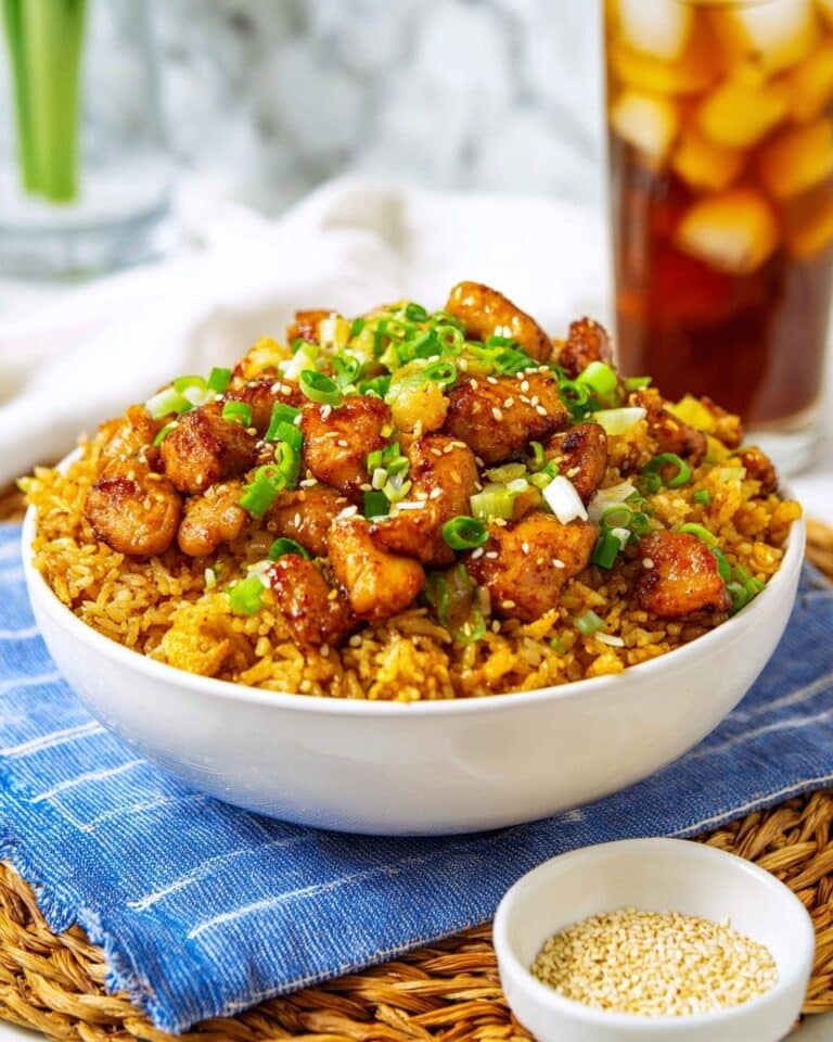 Japanese BBQ Chicken Fried Rice Recipe
