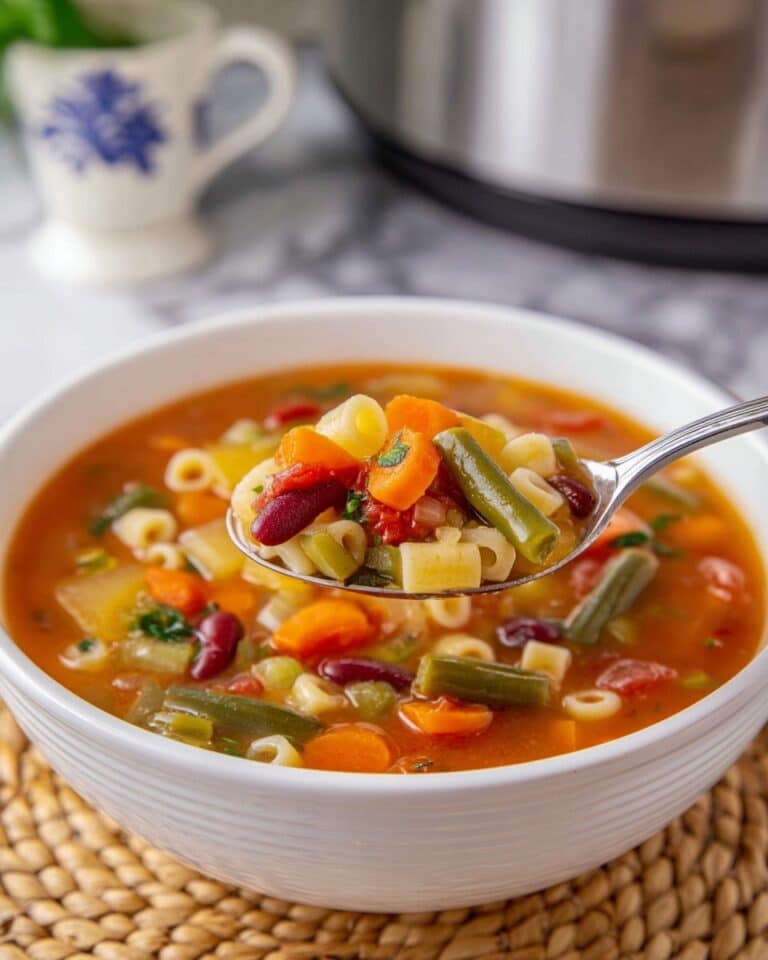 Crockpot Minestrone Soup Recipe