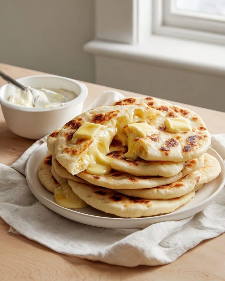 Naans Moelleux au Fromage Recipe