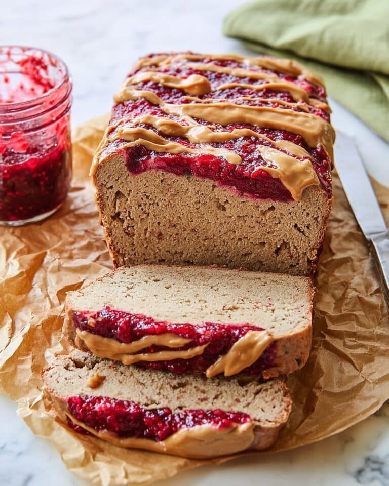 Peanut Butter & Jelly Banana Bread Recipe