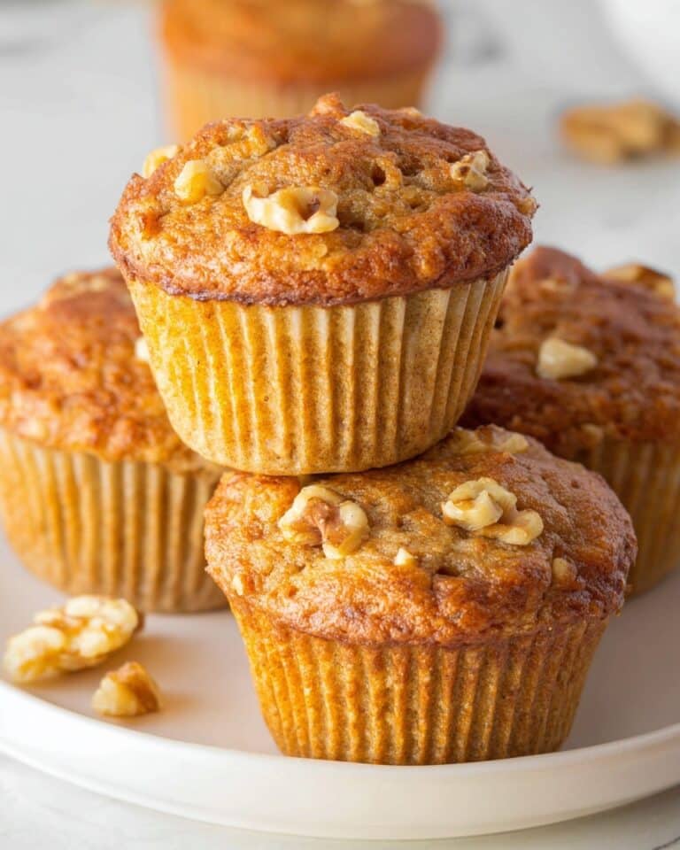 Banana Cottage Cheese Muffins Recipe