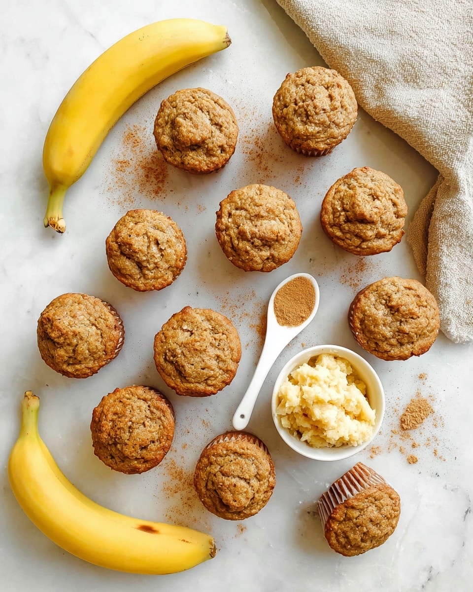 A large silver mixing bowl filled with a thick, beige batter that has a slightly lumpy texture. A wooden spatula with a yellow silicone tip is resting inside the bowl, partly submerged in the batter. The bowl is placed on a white marbled surface. photo taken with an iphone --ar 4:5 --v 7