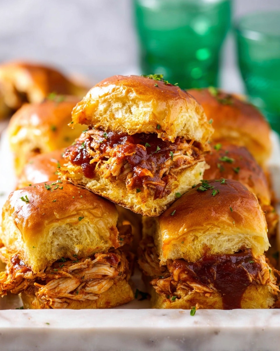 A stack of ten thick, golden-brown pancakes sits in the center of a white plate, each pancake showing a soft, slightly rough texture. On top of the stack are bright red raspberries and dark purple blackberries, with some granola scattered around the top and plate. To the left of the stack, two pancakes are cut in half and held together by a silver fork, revealing a fluffy inside. Light golden syrup pools at the base, with a few red berries and granola pieces scattered on the white marbled surface below. In the background, there is a small white bowl filled with raspberries and a glass bottle of milk. Photo taken with an iphone --ar 4:5 --v 7