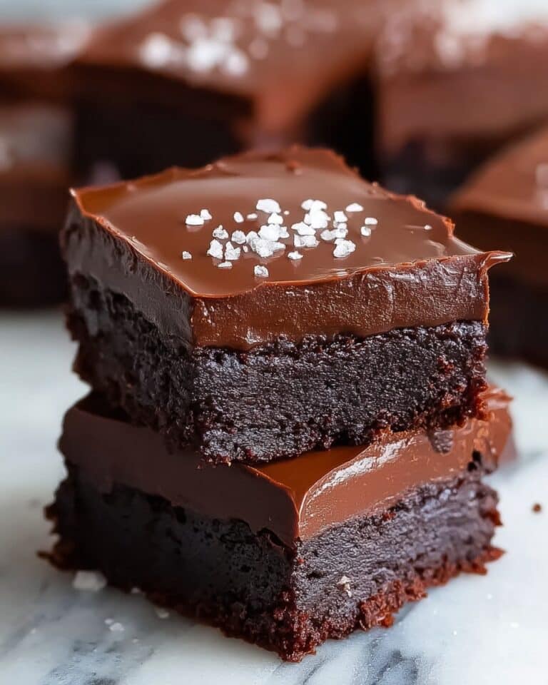 Quick Ganache Peanut Butter Brownies Recipe